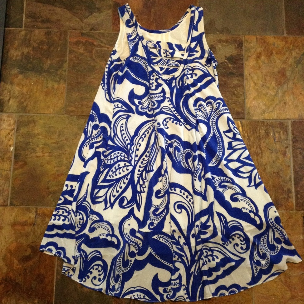 LEIFSDOTTIR anthropologie akela silk dress 0 2 (E6 - Picture 6 of 8